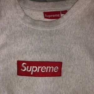 Supreme FW18 box logo crewneck